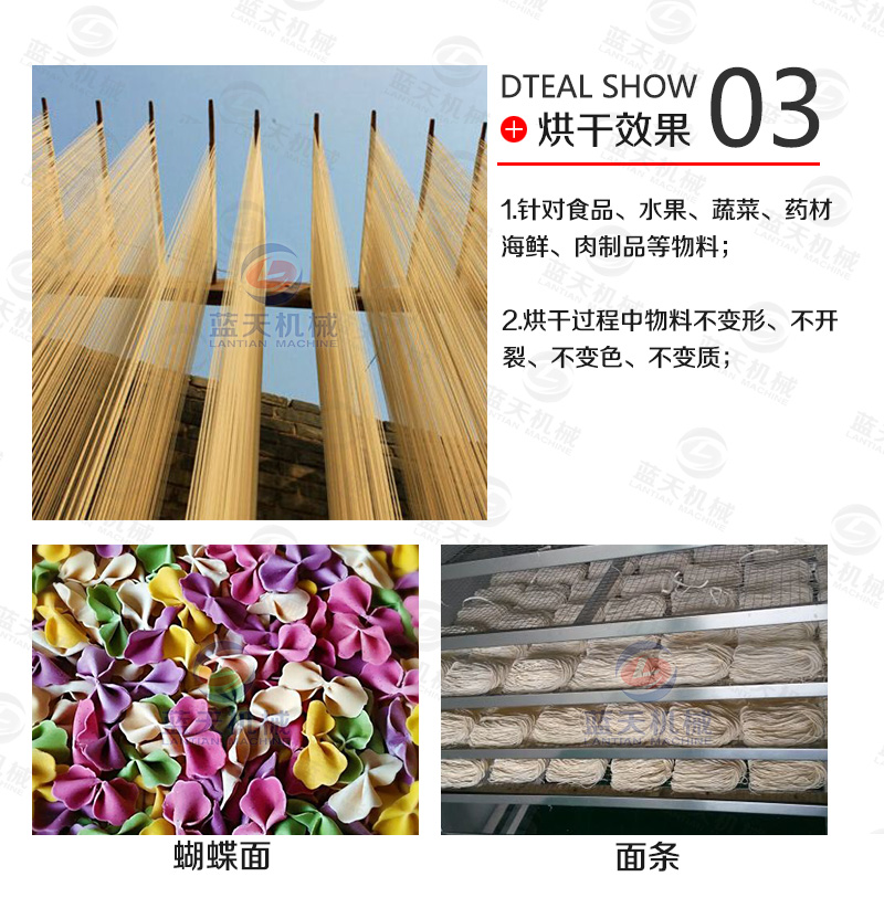 掛面烘干機烘干效果