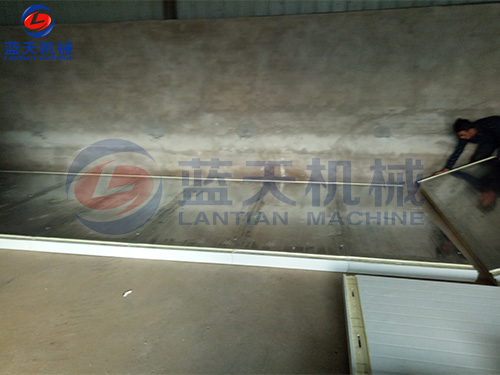 四川辣椒烘干機安裝現場