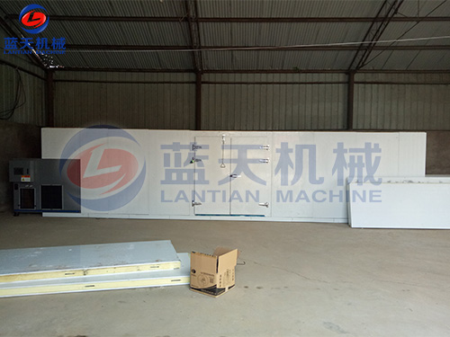 四川辣椒烘干機安裝現場