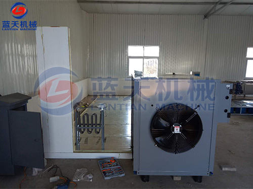 山西果蔬烘干機安裝現場