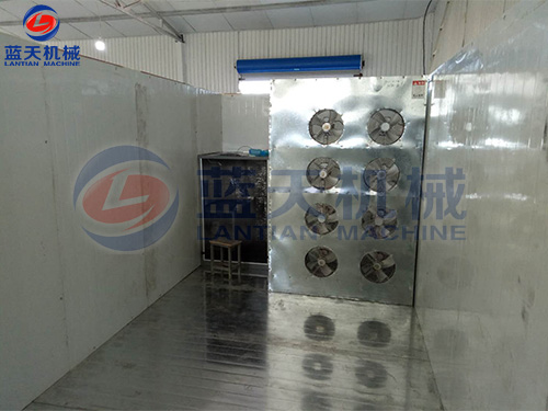 山西果蔬烘干機安裝現場