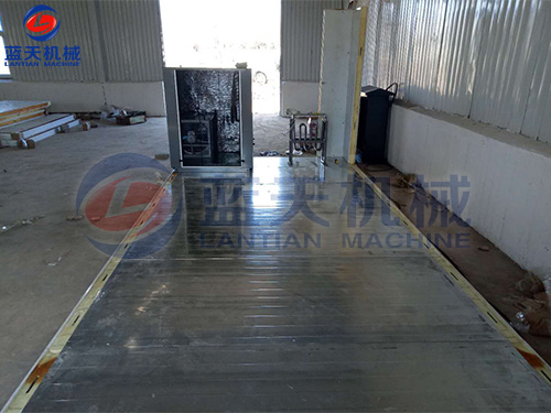 山西果蔬烘干機安裝現場