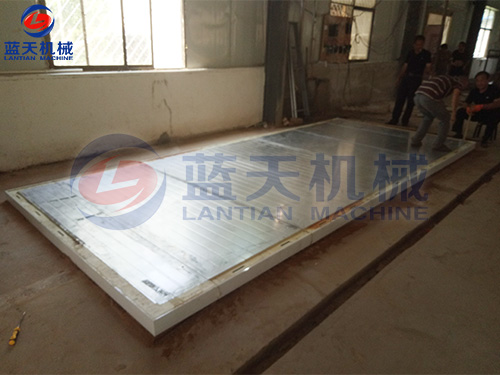 大連魚干烘干機安裝現場